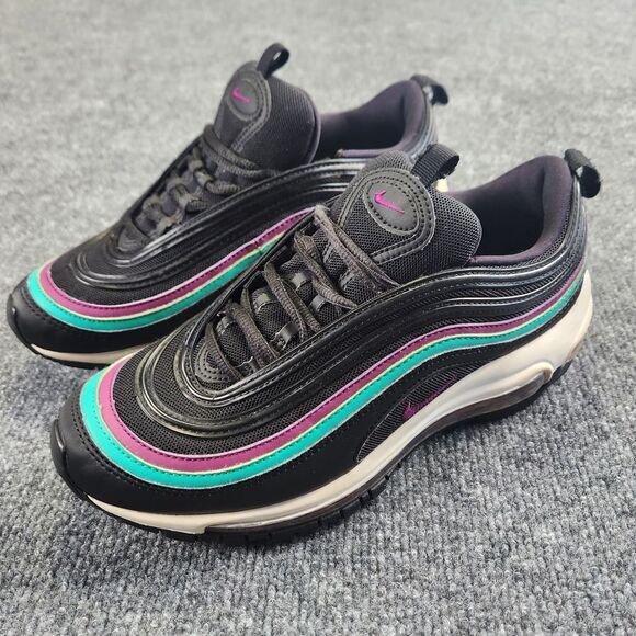Nike Shoes - Nike Air Max 97 Black Grape W‎ Size 8 Purple Aqua READ